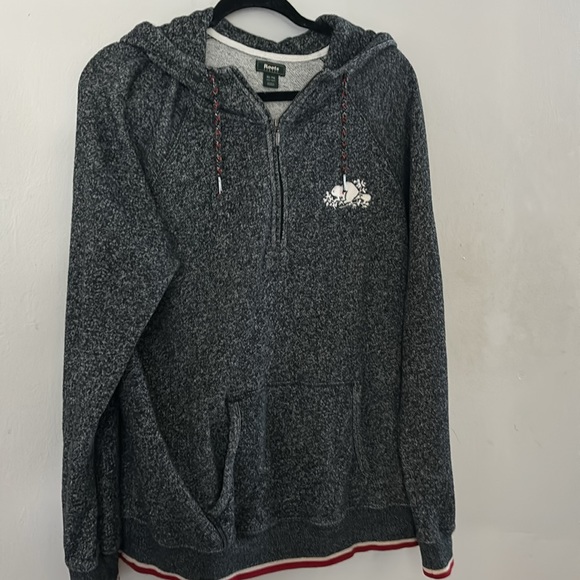 ROOTS SALT AND PEPPER 1/4 ZIP SWEATER - Picture 8 of 16